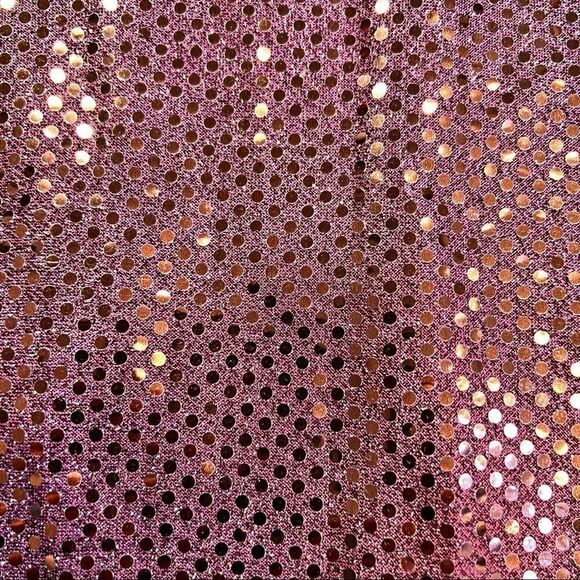 Niki By Niki Livas Burgundy Sequence Evening Dress Long Sleeves Sz 10 USA MADE - Picture 5 of 8